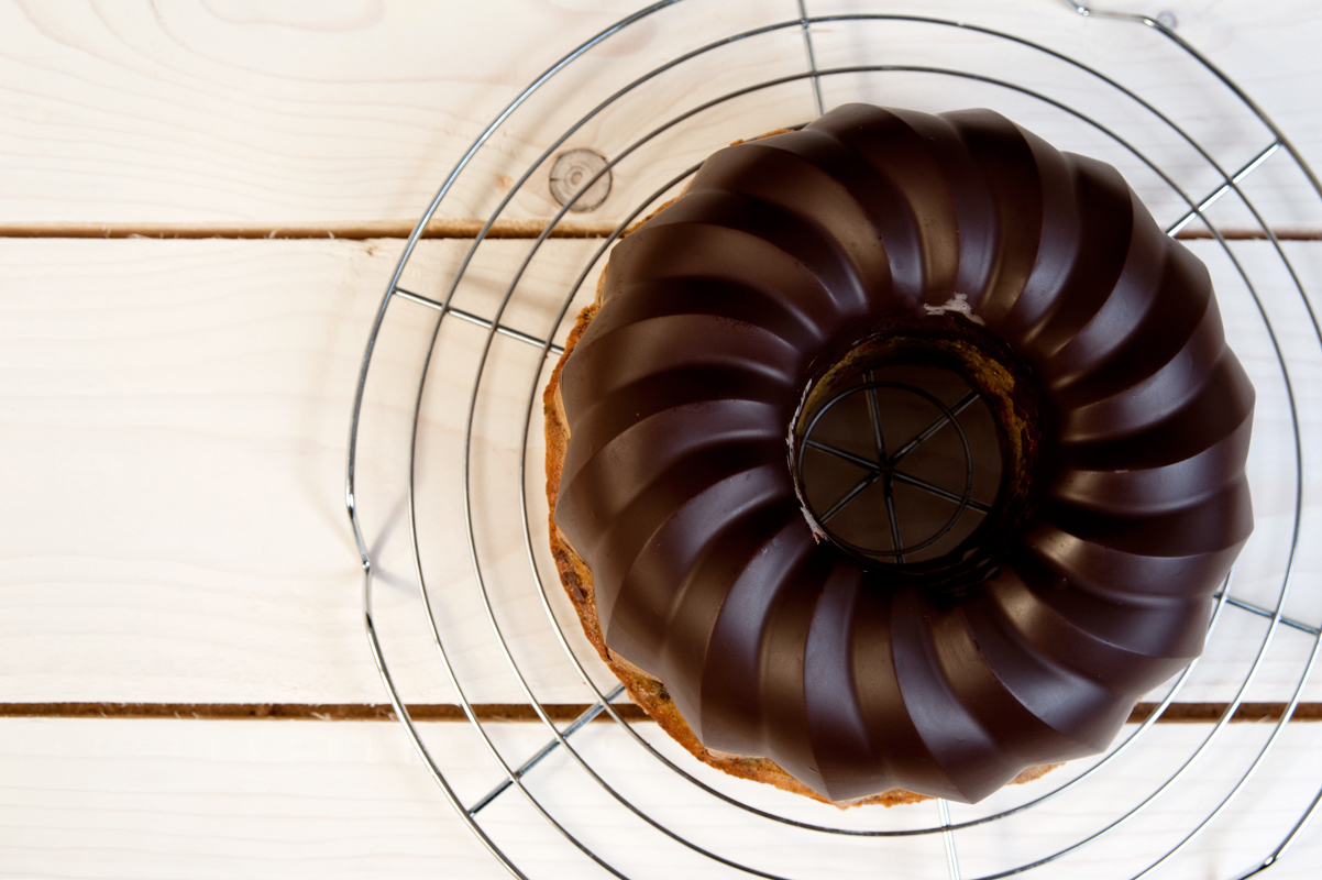 Einfacher Ameisenkuchen mit dunkler Schokolade