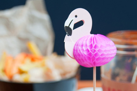 Teaser Flamingo-Burger-Buns