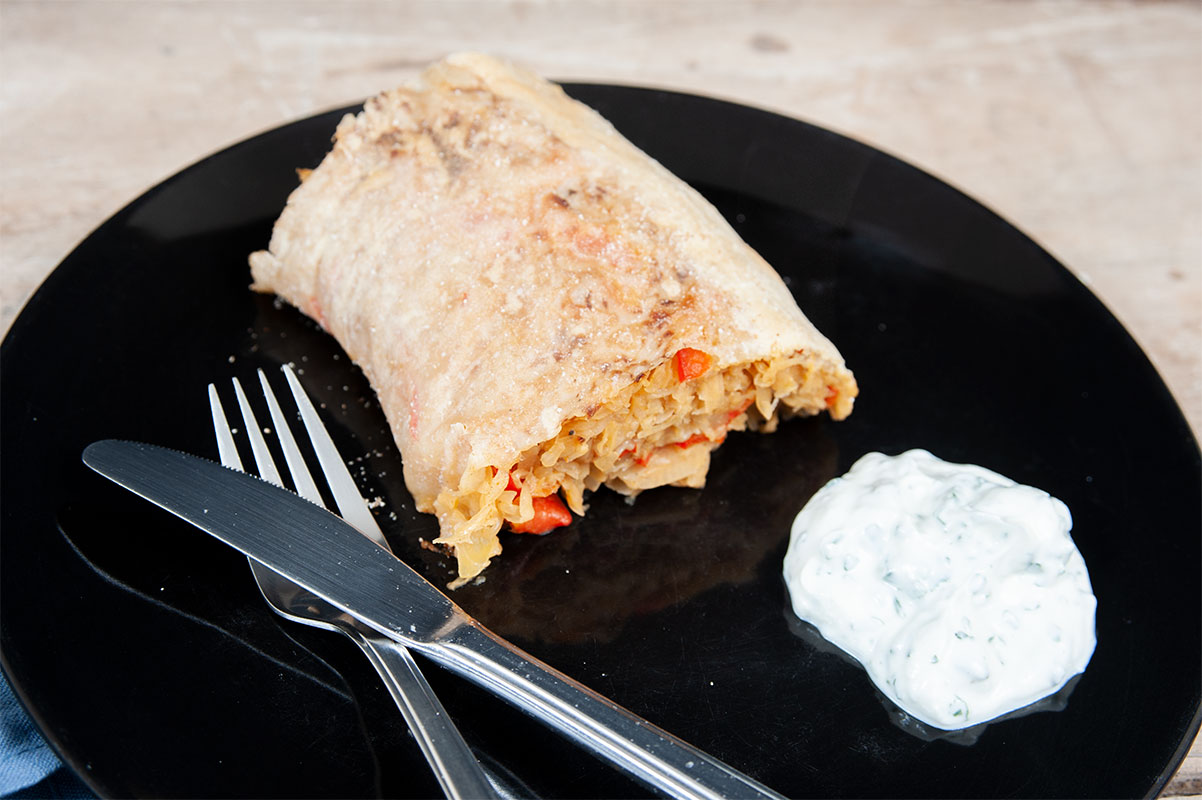 Veganer Dinkel-Strudelteig